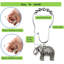 Anneaux de rideau de douche Elephant