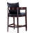 Ritz Mid-Century Modern Vegan Leather Upholstered Beech Wood Bar Stool in Black-42460885-50251494