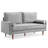 Velvet Lounge Sofa Seats 3, Highly Resilient And Comfortable Design, Comes With 2 Pillows, Suitable For A Variety Of Home Spaces-2030646558-2030646544