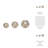 Ceramic Orbs and Decorative Objects for Home Decor – Modern Sculpture Statues for Shelf Styling, Kitchen Decor Accents, or Stylish Decorations for Living Room and Office – Set of 3-1790938989