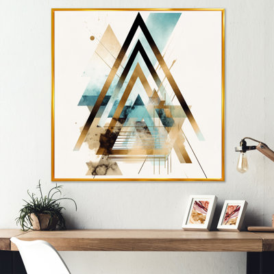 " Green Triangle Boho I "