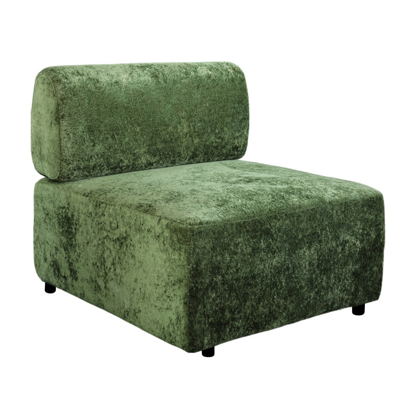 Upholstered Accent Chair, Green