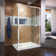 Flex 48" x 74.75" Rectangle Pivot Shower Enclosure with Base Included