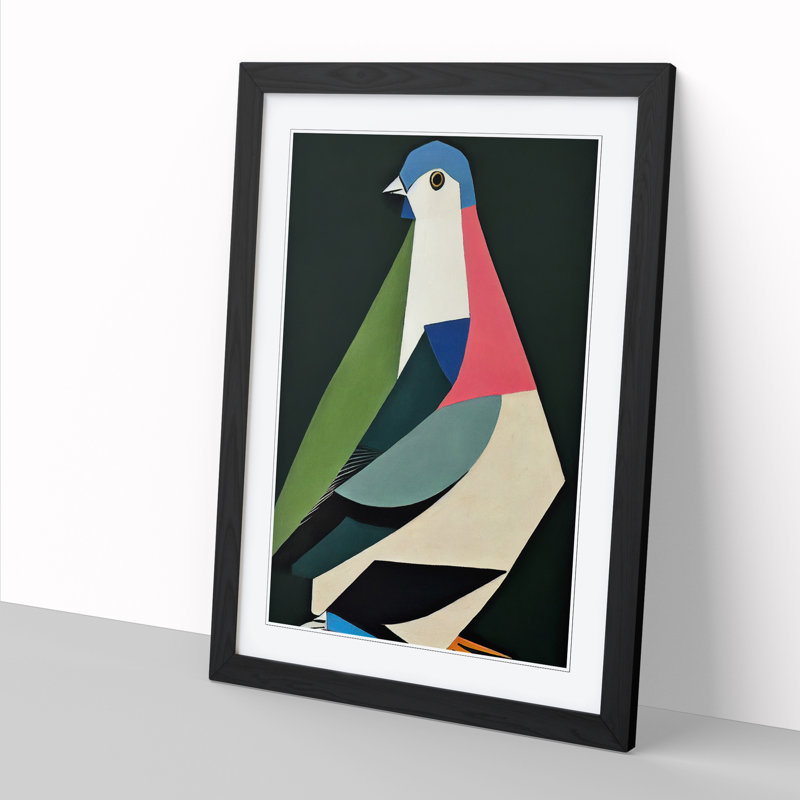 FRM-V0523-1837X Pigeon Abstract Vol.1 - Picture Frame Print