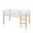 Twin Elevated Loft Bed Comes With Ladder-1788968138
