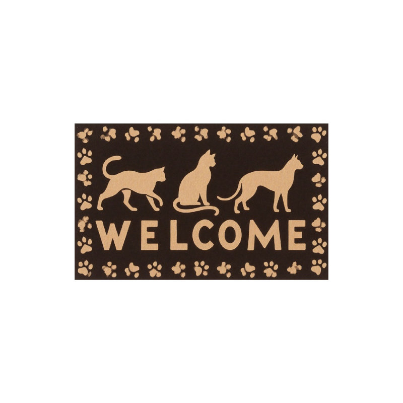 Tapis de bain Pet Silhouette, 16 po x 24 po
