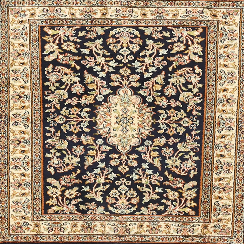 Cianah Oriental Indoor Rug, Square 4'