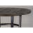 Gabrie Mahogany Round Metal Base Dining Table-338821554