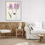 Deux tulipes à fleurs mauves, estampe numérique, design par Jacob Marell-442930579-442930591
