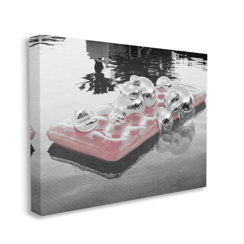 DiscoBallesPoolFloatCanvesWallArtbyZiweiLi, H 36 po x l 48 po