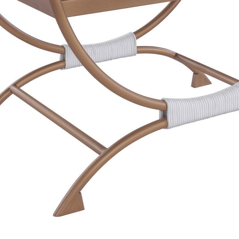 Banc rembourré 100% polyester Irwinton