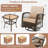 Averian 2 - Person Patio Conversation Sets with Cushions