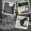 Abdon Round Metal Outdoor Bistro Table With Umbrella Hole , 85cm cm W 85cm cm D