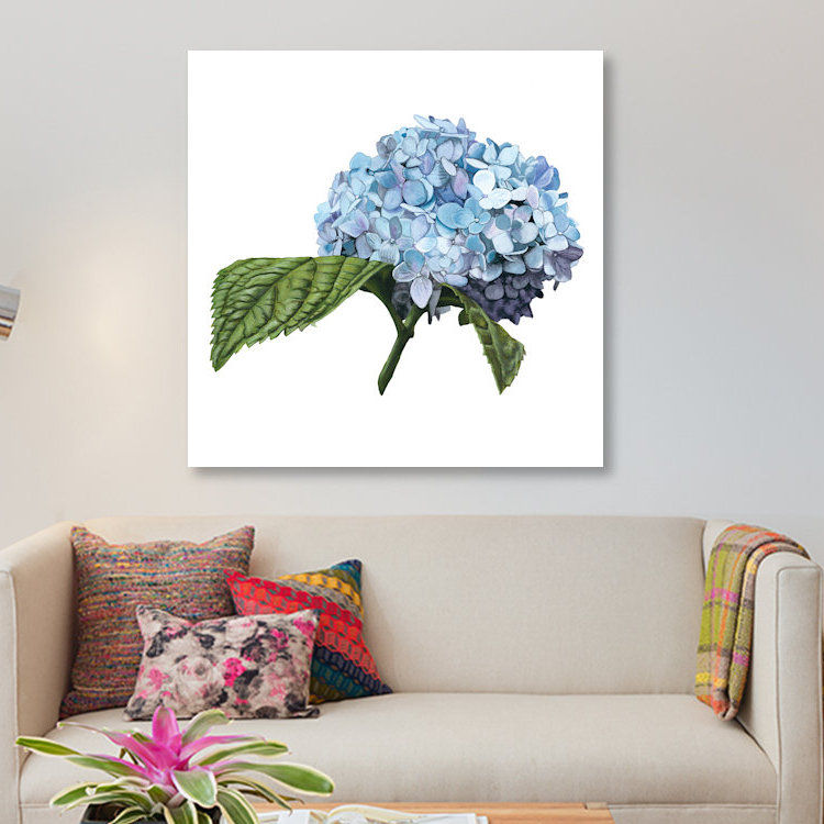 «Brighton Blooms I», impression sur toile, H 26 po x l 26 po x P 1,5 po, Toile tendue, Pas de tapis