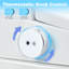 Toilette ronde intelligente avec réservoir chauffant automatique sans réservoir de 1 gallon Mondawe avec capteur de pied et veilleuse (siège inclus)