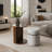 Pull-out Combo End Table, Multi-use for Living Room Sofa Side