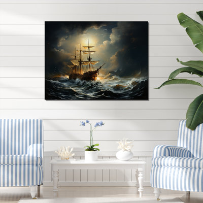 Pirate Boat Carabian Legacy I - Pirate Wall Art