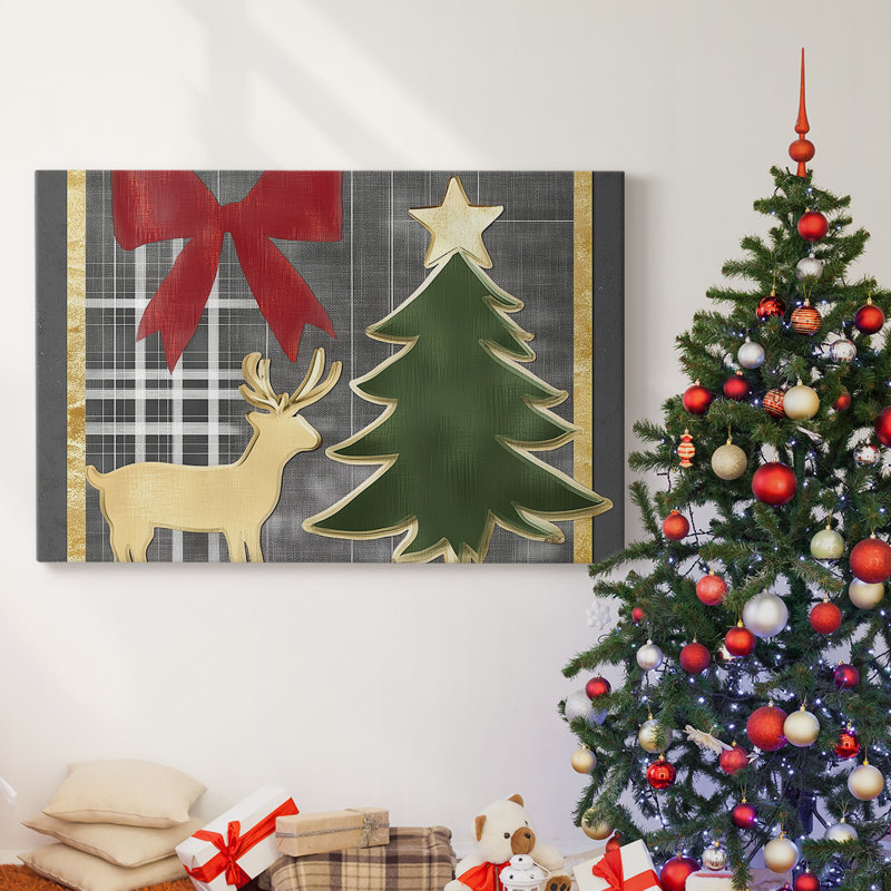 Christmas Holiday Arts - Toile tendue avec châssis, H 16 po x l 24 po