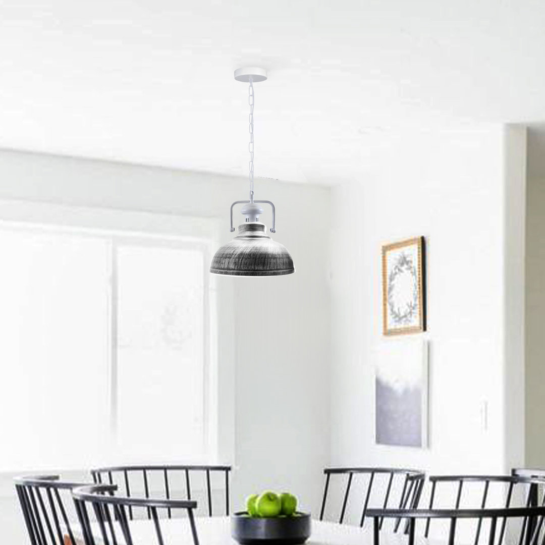 Lockett 1 - Light Satin Nickel Pendant