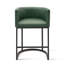 Tabouret de bar rembourré en similicuir-2001614379