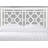 Tabor Chippendale White Headboard - Queen/Full