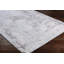 Tapis à motif abstrait blanc / gris Beckstead-141388432