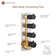 Herathena 3 Functions Temperature Based LED Light Shower System with 6 Body Jets and Rough-in Valve
