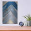 Ivy Bronx «Blue Zag I» par Erin Ashley, art mural en métal-1499547998