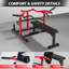 Machine à mettre la main sur le coffre avec bras accoudoirs indépendants et banc d'entraînement plat séparé, paliers lisses et silencieux, supports de support de sécurité, appareil d'entraînement multifonctionnel pour le gymnase à domicile