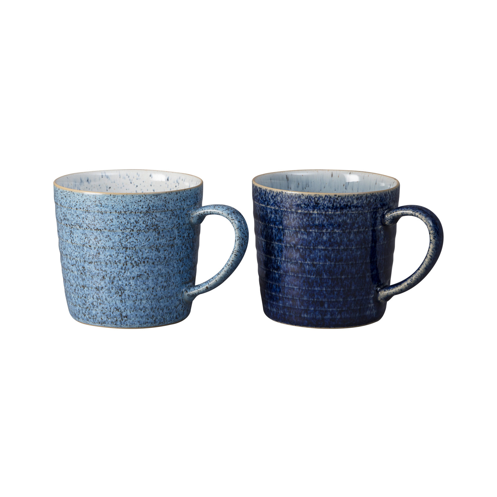 Studio Blue Ridged Mugs - Set Of 2 - Thumbnail 5