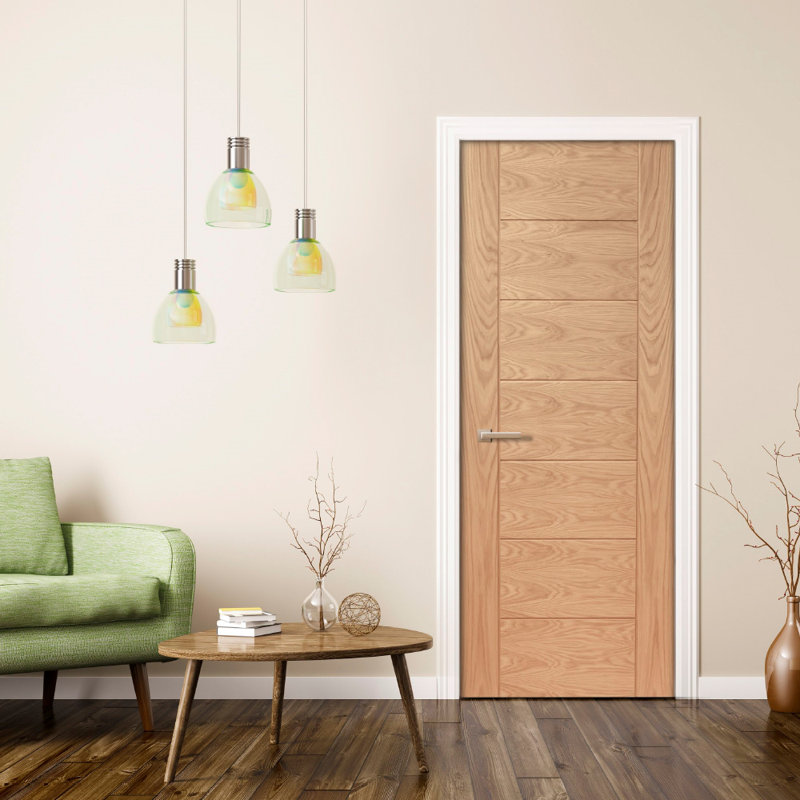 Internal Oak Essential Palermo, 204cm H x 62.6cm W x 4cm D