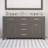 Minnetrista Double Bathroom Vanity with Marble Top-31600027