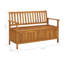 Banc de rangement en bois