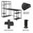 Elzada Metal Base Computer Desk-1871109504