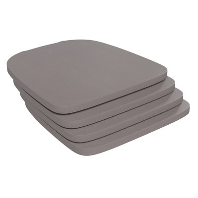 Hucheson AllWeather Polyresin Seat for Colorful Metal Stools and Chairs