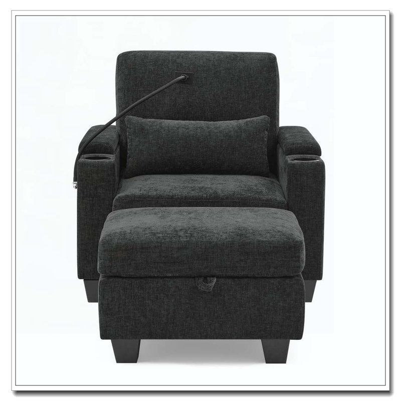 Single Sofa, Black