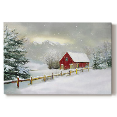 Art de Noël des Fêtes de Noël III - Toile tendue avec châssis - Lxxx