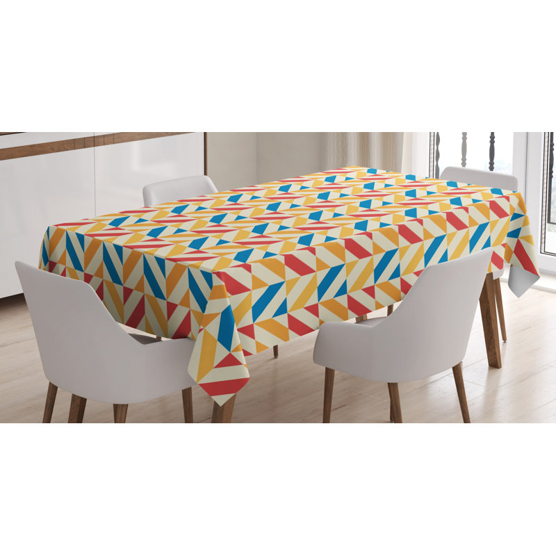 Geometric Tablecloth, 70" x 52"