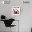 «Poolside Reading Shadowbox Print Glam» par Notoriart, cadre blanc, 17 x 17-2022468008-2022468011