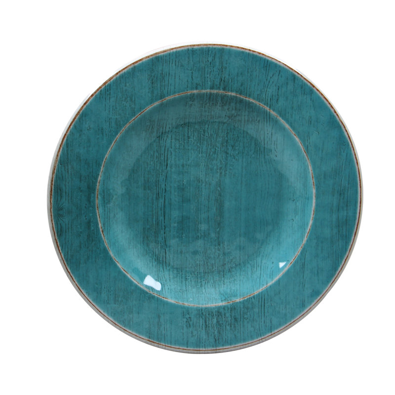Vinny 9" Melamine Salad Plate, Aqua
