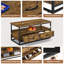Frame Coffee Table with Storage