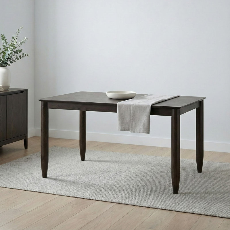 Badgery 47.2" Dining Table with Rubberwood Frame