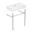Turner 30" W x 16" D x 35" H Ceramic Rectangular Console Bathroom Sink with Overflow-102412040