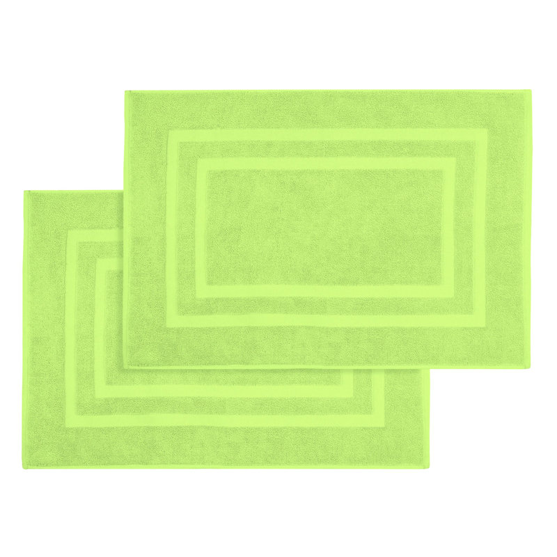 Tapis de bain Joktan, Vert pomme