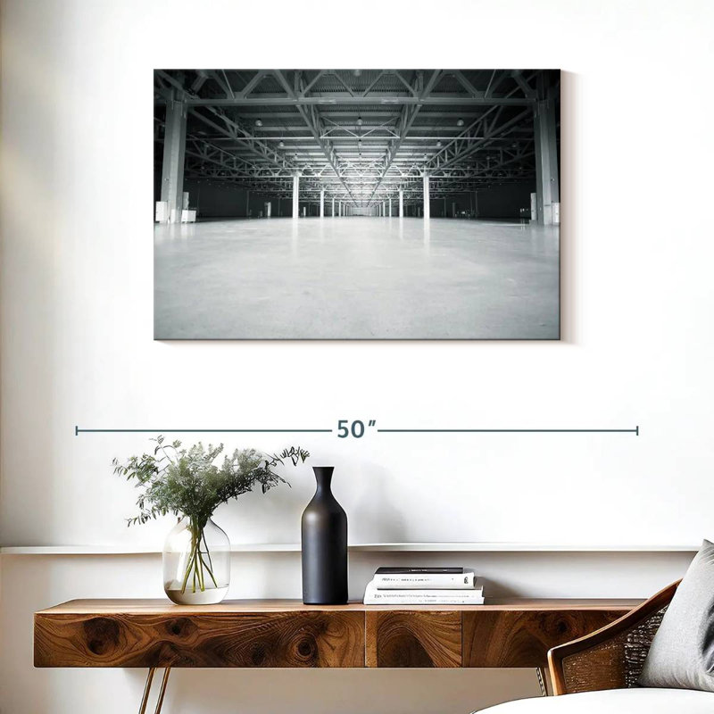 Lilie Monochrome Warehouse, 24" H x 36" W