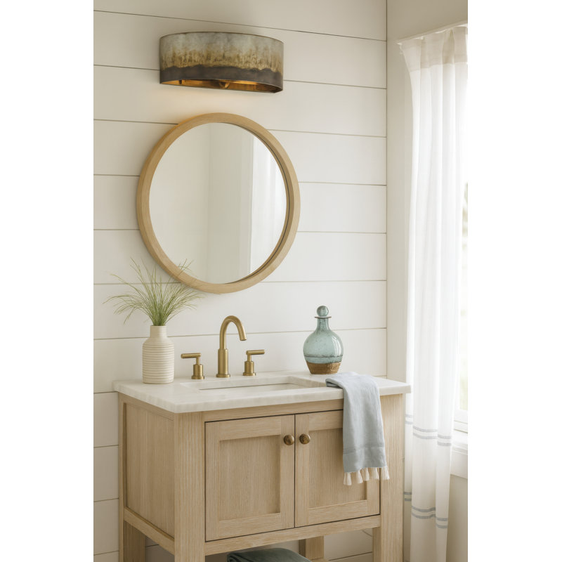 Cannery 2-Light Bathroom Vanity Light – Ombre Galvanized