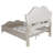 Keymari Wood Queen LED Panel Bed Silver Oak-2078220698