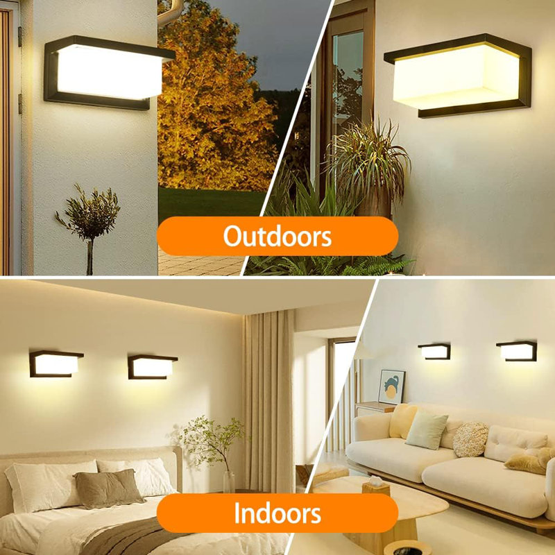 Matte Black 13.5cm H Outdoor Sconce