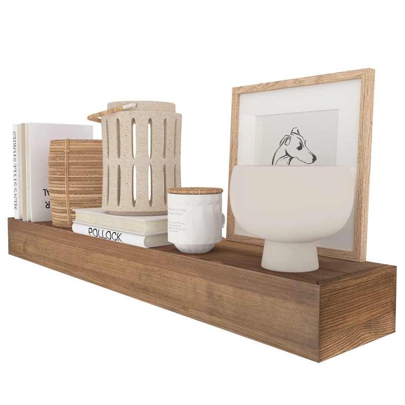 Garym Solid Wood Floating Shelf
