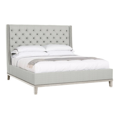 Michael Weiss California King Tufted Upholstered Panel Bed